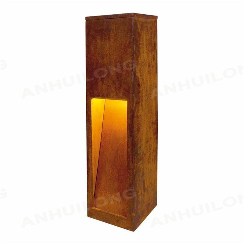 nostalgia Corten Lamp For Landscaping